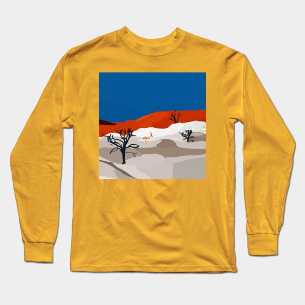 Springbok Long Sleeve T-Shirt by Artsforhumans